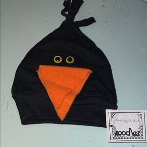 Zoodles Black and Orange Kids Hat